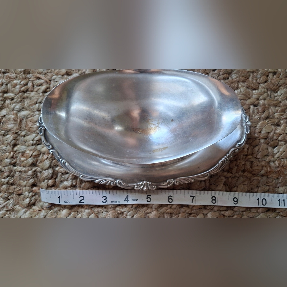 Vintage silver plated gravy boat silver plate serving collection party formal - Picture 4 of 5